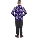 Floral blue pattern  Men s Pullover Hoodie View2