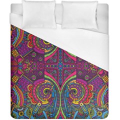 Colorful Boho Pattern Duvet Cover (california King Size) by designsbymallika