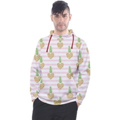 Heart Pineapple Men s Pullover Hoodie by designsbymallika