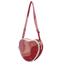 Online Woman Beauty Pink Heart Shoulder Bag by Mariart