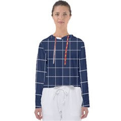 Blue Plaid Women s Slouchy Sweat by goljakoff