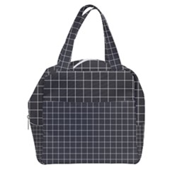 Gray Plaid Boxy Hand Bag by goljakoff