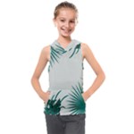 Illustrations Foliage Background Border Kids  Sleeveless Hoodie