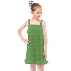 Green Knitting Kids  Overall Dress by goljakoff