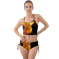 Yellow Poppies Mini Tank Bikini Set by Audy