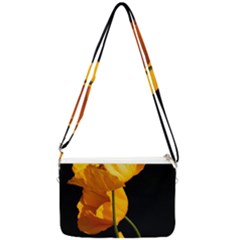 Yellow Poppies Double Gusset Crossbody Bag by Audy