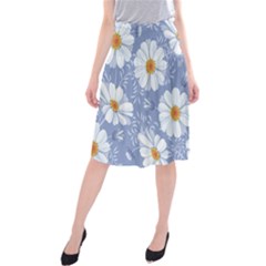 Chamomile Flower Midi Beach Skirt by goljakoff