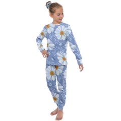 Chamomile Flower Kids  Long Sleeve Set  by goljakoff