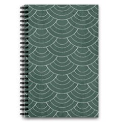 Green Sashiko 5 5  X 8 5  Notebook by goljakoff