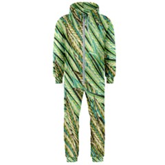 Green Leaves Hooded Jumpsuit (men)  by goljakoff