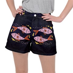 Fish Pisces Astrology Star Zodiac Ripstop Shorts