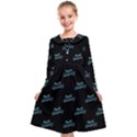 Just Beauty Words Motif Print Pattern Kids  Midi Sailor Dress View1