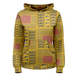 Digital Paper African Tribal Women s Pullover Hoodie by HermanTelo