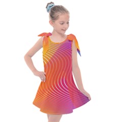 Chevron Line Poster Music Kids  Tie Up Tunic Dress by Mariart