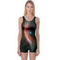   Space Galaxy One Piece Boyleg Swimsuit View1