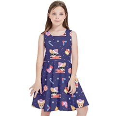 Cat Astro Love Kids  Skater Dress