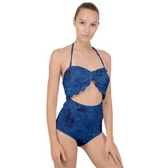 Gc (30) Scallop Top Cut Out Swimsuit