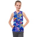 Sea Fish Illustrations Kids  Sleeveless Hoodie View1