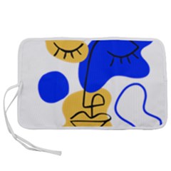 Evening Mood Face Drawing Pen Storage Case (m) by ArtsyWishy