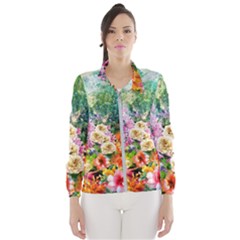 Forest Flowers  Women s Windbreaker by ArtsyWishy