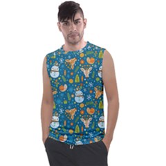 Snowman Deer Snowman Deer Men s Regular Tank Top by designsbymallika