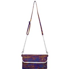 Majestic Purple And Gold Design Mini Crossbody Handbag by ArtsyWishy