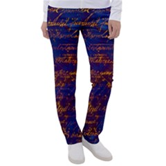 Majestic Purple And Gold Design Women s Casual Pants by ArtsyWishy