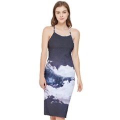 Blue Whale Dream Bodycon Cross Back Summer Dress by goljakoff