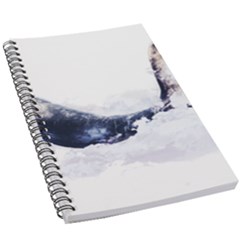 Blue Whale Dream 5 5  X 8 5  Notebook by goljakoff