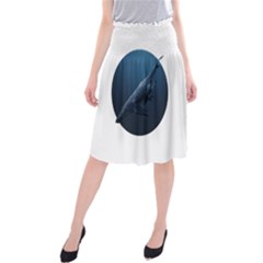 Whales Midi Beach Skirt by goljakoff