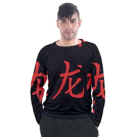 Dragon Men s Long Sleeve Raglan Tee by goljakoff