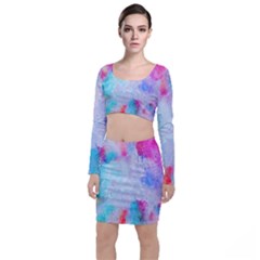 Rainbow Paint Top And Skirt Sets by goljakoff