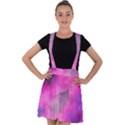 Purple space Velvet Suspender Skater Skirt View1