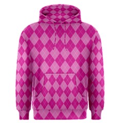 Pink Diamond Pattern Men s Core Hoodie by ArtsyWishy