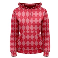 Red Diamonds Women s Pullover Hoodie by ArtsyWishy