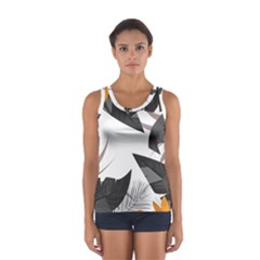 Natural Palm Plant Sport Tank Top  by Mariart