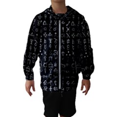 Alchemical Symbols - Collected Inverted Kids  Hooded Windbreaker by WetdryvacsLair