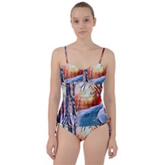 Paysage D hiver Sweetheart Tankini Set by sfbijiart