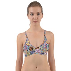 Travel Is Love Wrap Around Bikini Top