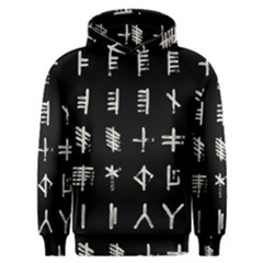 Ogham Rune Set Complete Inverted Men s Overhead Hoodie by WetdryvacsLair