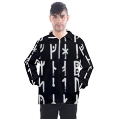 Medieval Runes Collected Inverted Complete Men s Half Zip Pullover by WetdryvacsLair