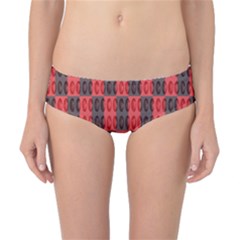 Rosegold Beads Chessboard1 Classic Bikini Bottoms by Sparkle