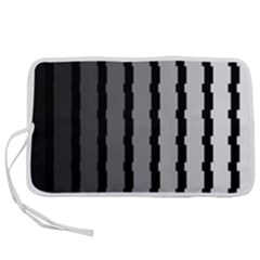 Nine Bar Monochrome Fade Squared Pulled Pen Storage Case (s) by WetdryvacsLair