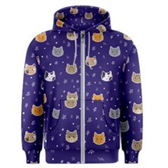 Multi Cats Men s Zipper Hoodie by CleverGoods