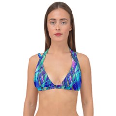 Title Wave, Blue, Crashing, Wave, Natuere, Abstact, File Img 20201219 024243 200 Double Strap Halter Bikini Top