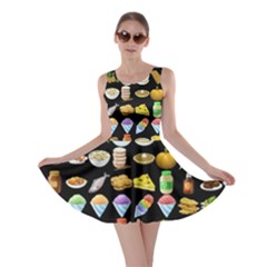 Glitch Glitchen Food Pattern Two Skater Dress by WetdryvacsLair