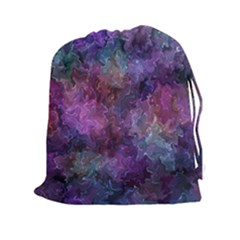 Multicolored Abstract Drawstring Pouch (2xl)