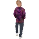 Red melty Abstract Kids  Hooded Pullover View2