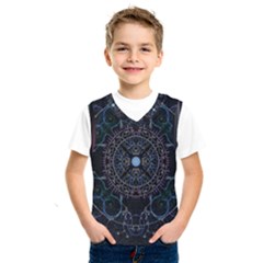 Mandala - 0007 - Complications Kids  Basketball Tank Top