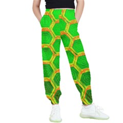 Hexagon Windows Kids  Elastic Waist Pants by essentialimage